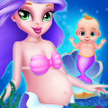 Mermaid Mom & Baby Care Game Mod