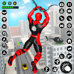 Spider Rope Hero Gangster Game Mod