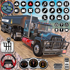 Oil Tanker Truck Driving Games Mod