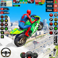 Superhero Tricky Bike Stunt 3D icon