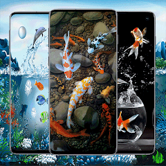 Koi Fish Live Wallpapers Mod Apk