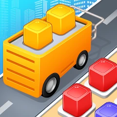 Jelly Sort 3D: Cube Jam Puzzle