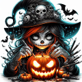 Halloween Color by Number Book Mod