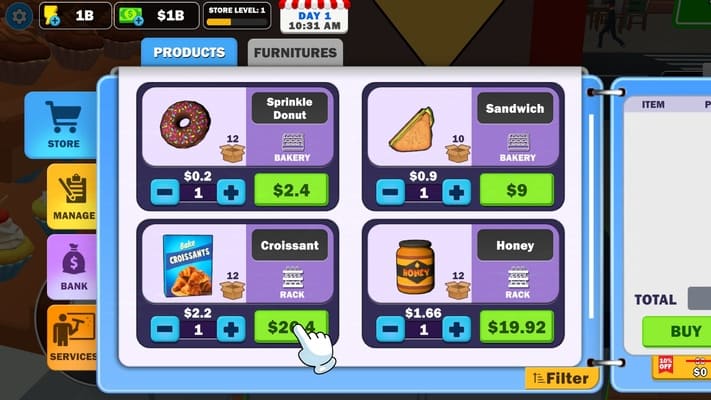 Bakery Supermart Simulator screenshots
