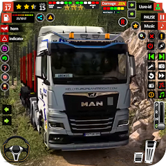 Snow Mud Truck Runner Offroad Mod Apk