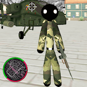 US Stickman Army Stickman Rope Hero counter 2 Mod