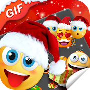 Romantic Christmas Emoji Gif & Sticker Mod