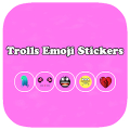 Trolls Emoji Stickers Face Mod