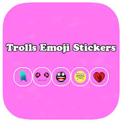 Trolls Emoji Stickers Face Mod Apk