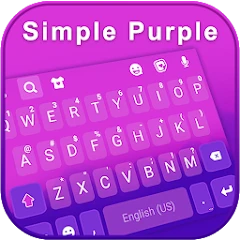 Purple Gradient Keyboard Theme Mod Apk [Remove ads][Mod speed]