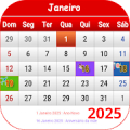 Angola Calendário 2024 Mod