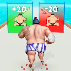 Sumo Wrestler: Run & Fight Icon