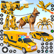 Ambulance Dog Robot Mech Wars Mod APK