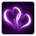 Purple Hearts Live Wallpaper Mod