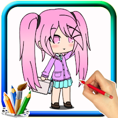 Drawing and Coloring for Gacha Life Mod