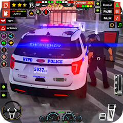 US Car Driving: Police Game Мод APK