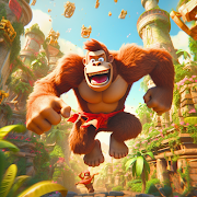 Monkey jungle run gorilla game Mod