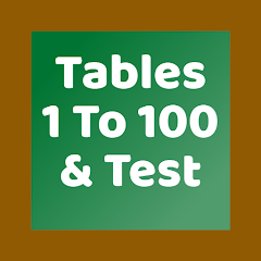 Maths Tables 1 - 100 with Test Mod