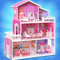 Pretend My Doll House: Town Family Cleaning Games Mod