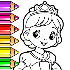 Princess Coloring: Girl Games Mod APK'sı