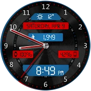Black Metal LED HD Watch Face Mod apk
