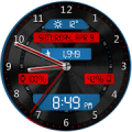 Black Metal LED HD Watch Face APK