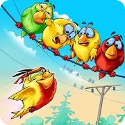 Birds On A Wire: Match 3 Mod Apk 2.0.35 [Remove ads][Mod speed]