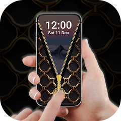 Screen Lock – Gold Zip Locker Mod Apk [Free purchase][Mod speed]