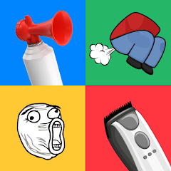 Prank sound: Hair Cut & Fart Icon
