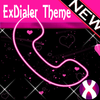 Neon Heart Theme for ExDialer Mod