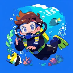 Drew the Diver Mod Apk [Remove ads][Mod speed]
