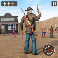 Wild West: Sniper Gun Games Mod Apk [Remove ads][Unlimited money]