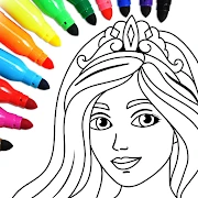 Princess Coloring Game Mod Apk [Remove ads][Mod speed]