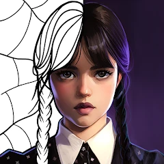 Girl's Creepy Coloring Book Mod Apk [Remove ads][Mod speed]