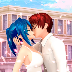 Anime Girl Run - Yandere Love Icon
