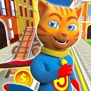 Super Hero Cat Run Mod Apk [Remove ads][Mod speed]