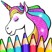 Rainbow Glitter Coloring Book Mod Apk [Remove ads][Mod speed]
