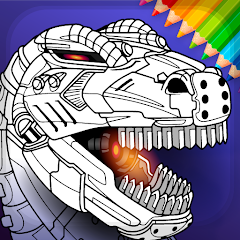 Dino Robots Coloring for Boys Mod APK
