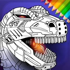 Dino Robots Coloring for Boys Mod Apk [Remove ads][Mod speed]