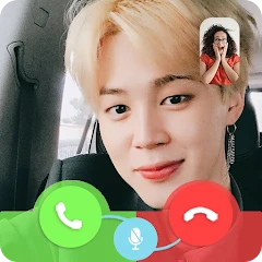 Jimin Fake Chat &Video Call Mod Apk [Remove ads][Mod speed]