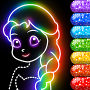 Princess Coloring Book Games Icon