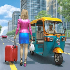 Real Rickshaw Simulator Games