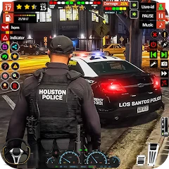 US Police Car Games Simulator