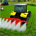 Farming Tractor Driving Games Icon