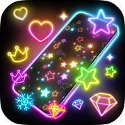Neon Live Wallpaper Glitzy Mod Apk [Remove ads][Mod speed]