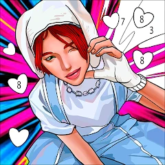 KPOP Idol Coloring by Numbers Mod Apk [Remove ads][Mod speed]