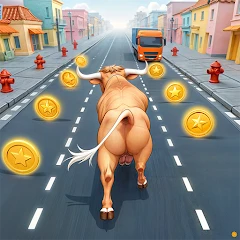 مصارعة الثيران: ألعاب الجري Mod Apk 0.1.2 [ازالة الاعلانات][Mod speed]