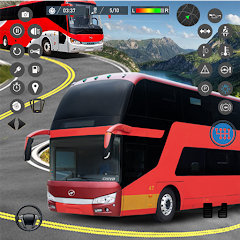 Mountain Road Bus Diving Game Mod