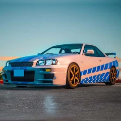 Nissan GTR Skyline Driving Sim Mod Apk [Remove ads][Mod speed]