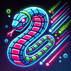 Neon Serpent Dash Mod Apk 3.3.5 [Reklamları kaldırmak][Mod speed]